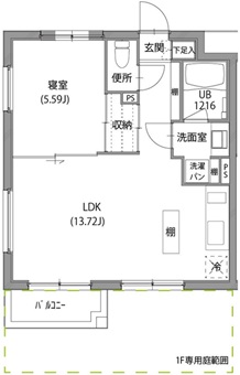 A-TYPEの間取り図