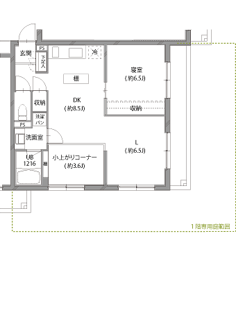 C-TYPEの間取り図