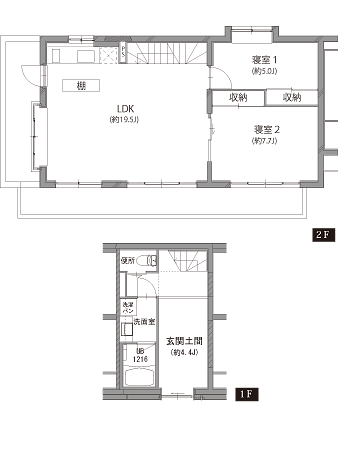 F-TYPEの間取り図