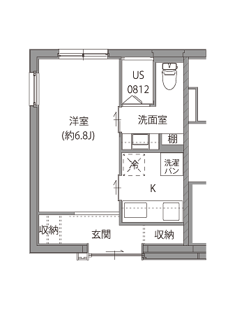 G-TYPEの間取り図